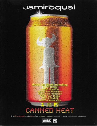 Jamiroquai rare 1999 canned - jamiroquai,
