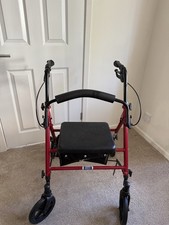 Days Lightweight Rollator Walker 4-Wheeled Mobility Aid with Storage Seat