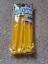 Gelert plastic tent pegs x 10