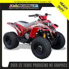 QUADZILLA RAM R100 QUAD GRAPHICS KIT DECALS STICKERS CUSTOM NAME NUMBER