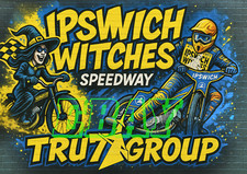Ipswich Witches Speedway Themed Card includes envelope.