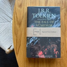 The Fall of Numenor by J.R.R. Tolkien | Double Signed | First Edition (UK)