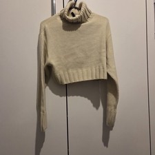 H&M Women's XXS Cream Cropped