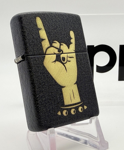 Genuine zippo black - zippo, crackle