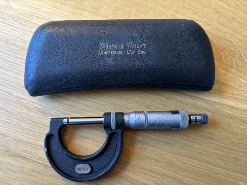 Moore and wright micrometer - wright,