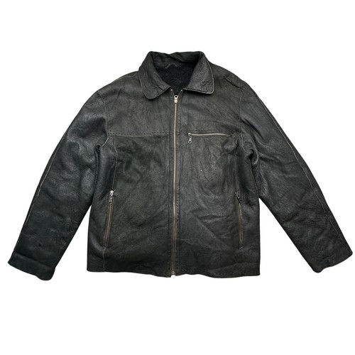 Vintage shearling leather - vintage,