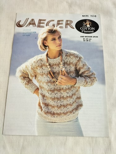 1984 jaeger lacy sweater - jaeger,