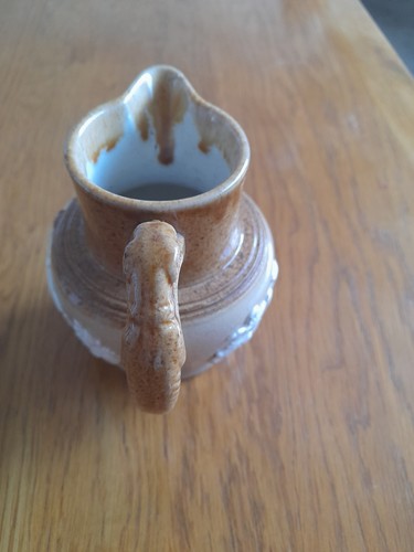 Earthenware decrative jug - earthenware,
