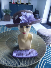 fabulous colour Jacques vert wedding hat and diamonte bag
