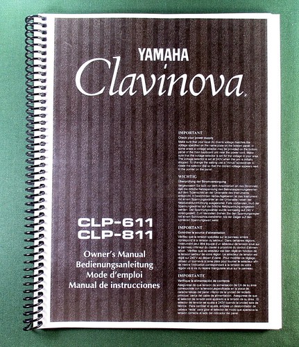 Yamaha clp 611 811 - yamaha, clp-611