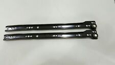 METAL DRAW RUNNERS  2 X RIGHT SIDE  BLACK  350MM  RUNNERS FREE  POSTAGE 