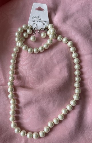 New cream pearls - cream, jewellery