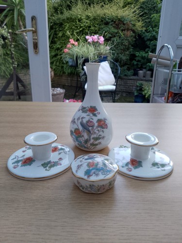 Wedgwood kutani crane posy - wedgwood, crane,