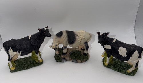 Holstein cow set figurine - set,