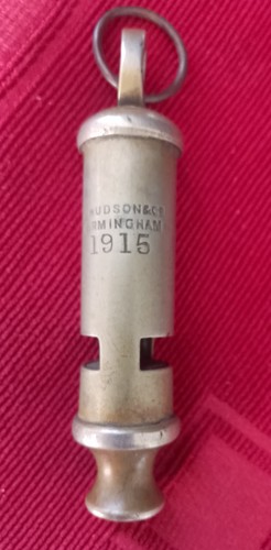 Ww1 hudson whistle - hudson, &