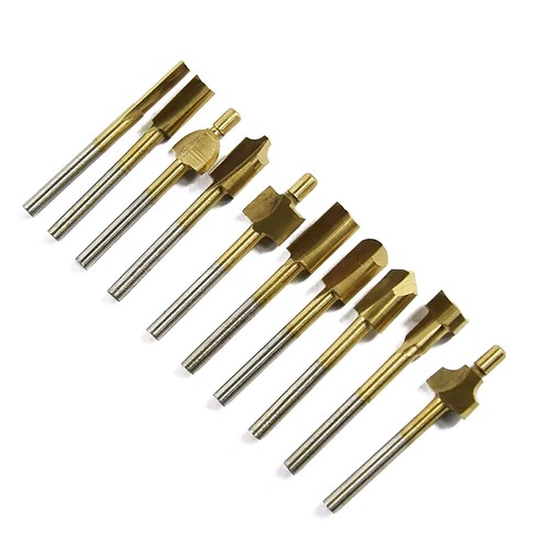10pcs 3mm titanium mini - 1/8",
