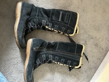 Timberland Earthkeepers Granby Sherpa Tall Lace Up Suede Ski Apres Boots