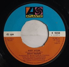 Betty Wright Baby Sitter /