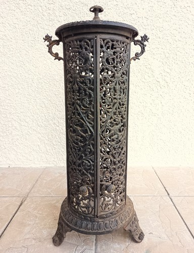 Antique cast iron stove - antique,