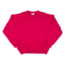 HANES Mens Sweatshirt Red XL