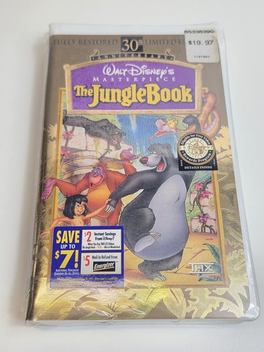 The jungle book vhs - jungle, (vhs,