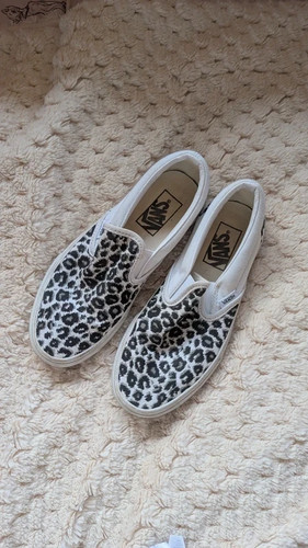 White leopard print slip - white,