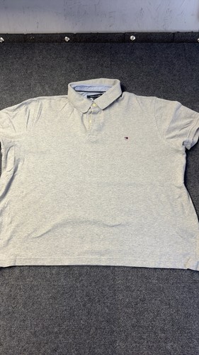 Tommy hilfiger grey polo - grey, shirt