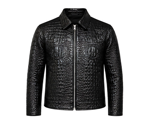 Men black genuine cowhide - black,