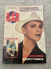 EURYTHMICS ZIG ZAG MAGAZINE