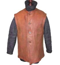 1945 British Army Leather Jerkin Waistcoat Size 2 Breast 37-43 by Maple & Co Ltd