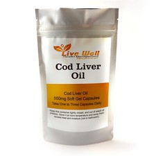 Cod Liver Oil Omega 3 - 550mg