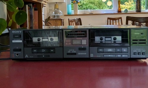 Sony twin cassette tape - tc-w5,