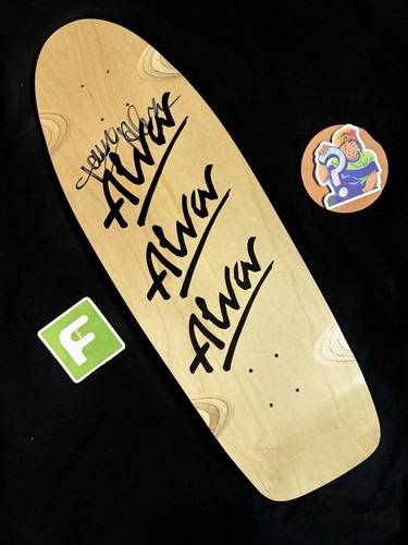 Rare signed tony alva tri - signed, logo