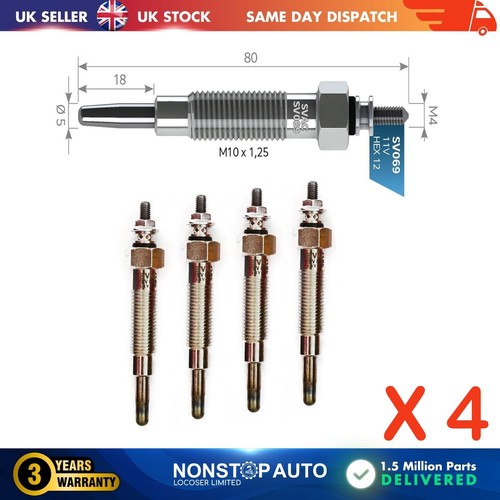 Glow plugs for hyundai - 4x,