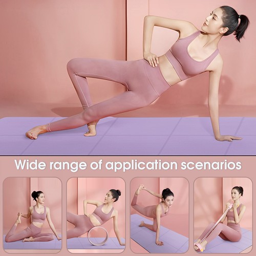 Foldable yoga mat eva non - foldable,