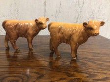 BESWICK HEREFORD CALVES x 2 -