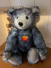 Steiff BLUE mohair Bear 16