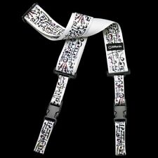 NEW Dimarzio Steve Vai ART White Cliplock Strap for Ibanez Jem Swirl 7V PAW RG
