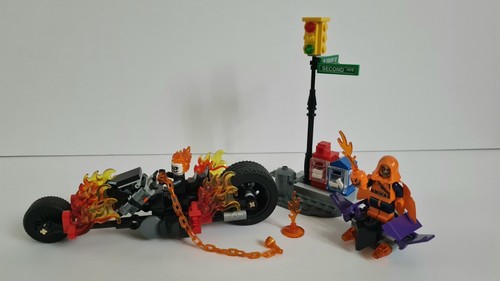Lego marvel ghost rider with - lego,