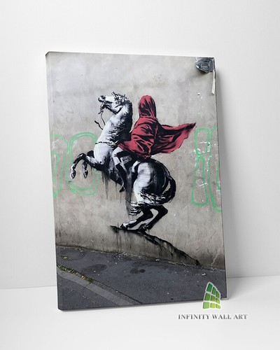 Banksy napoleon horse - napoleon, canvas