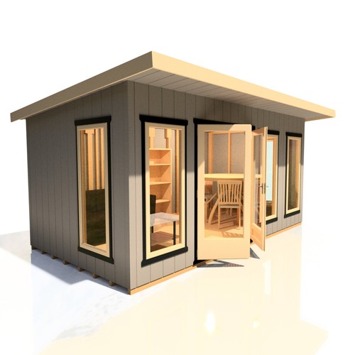 16x8 insulated garden studio - garden,