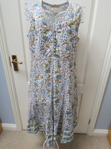East anokhi dress size blue - anokhi,