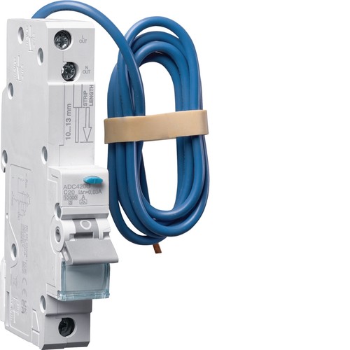 Hager 20a 30ma rcbo - hager, 10ka