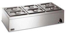 Lincat Hot Hold LBM3 Lynx 400 Electric Counter-top Bain Marie Dry Heat 6 x 1