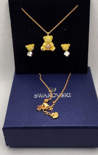 Sparkling bear necklace - bear,