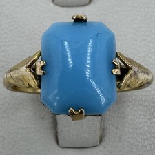 Vintage rolled gold ring - rolled, size