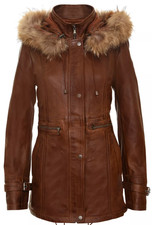 Women’s Tan Real Leather