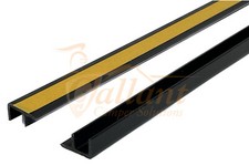 2 x Black Straight Track 750mm