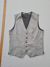 Men's Waistcoat Primark Size M Grey  1673