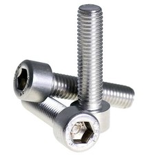 6mm M6 A2 STAINLESS STEEL ALLEN BOLT SOCKET CAP SCREW HEX HEAD ALLEN KEY DIN 912